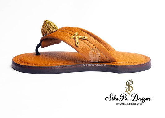 Luxury sandals – Golden Scepter – Royal Ahenema Sandals