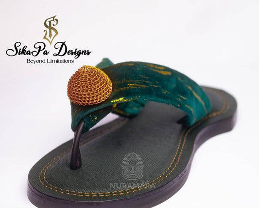 African Elegant sandals – Imperial Steps – Authentic Ahenema Slippers