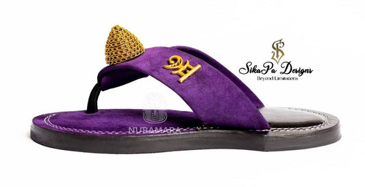 African royal sandals - Ancestral African slippers