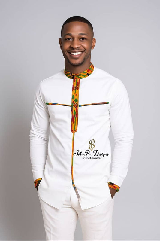 Men’s African Traditional Wear – Custom Kaftan Sets