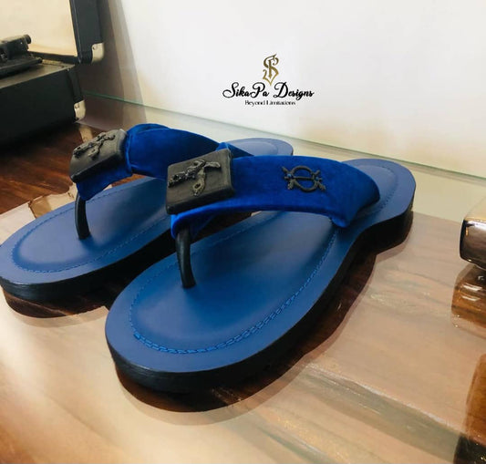 Authentic Ahenema Royal Slippers – Traditional Ghana Sandals