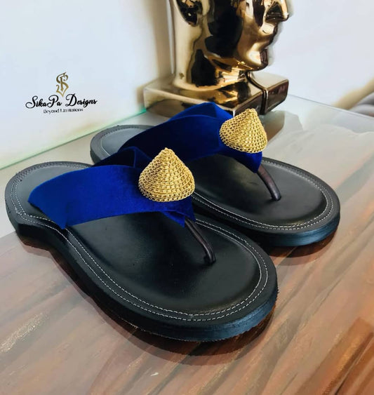 Classic Ghanaian Ahenema Slippers – Comfortable & Stylish