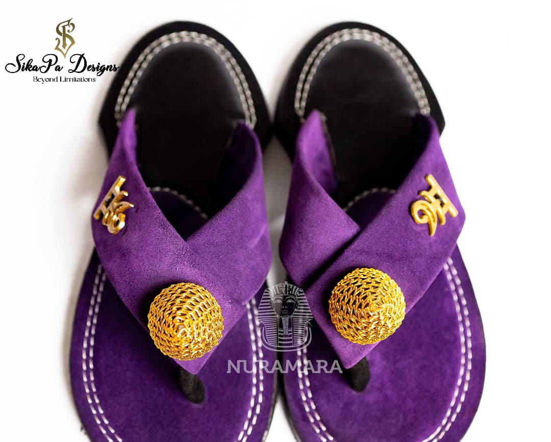 African wedding sandals – Royal Dignity – Prestige Ahenema Wear