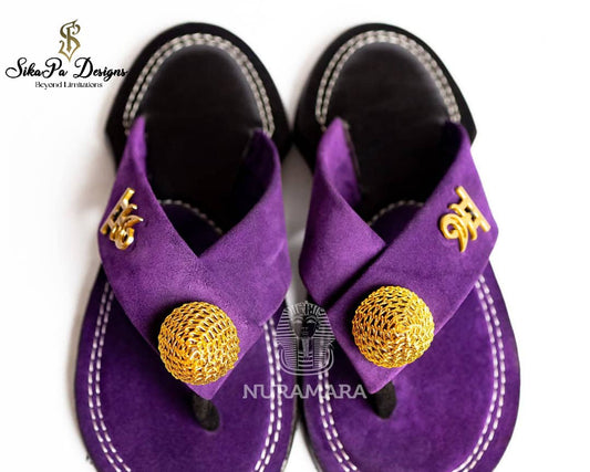African wedding sandals – Royal Dignity – Prestige Ahenema Wear