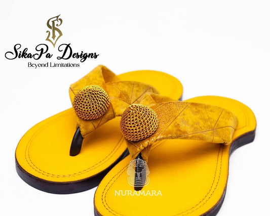 African wedding sandals – Royal Dynasty Ahenema – Tradition with Honor