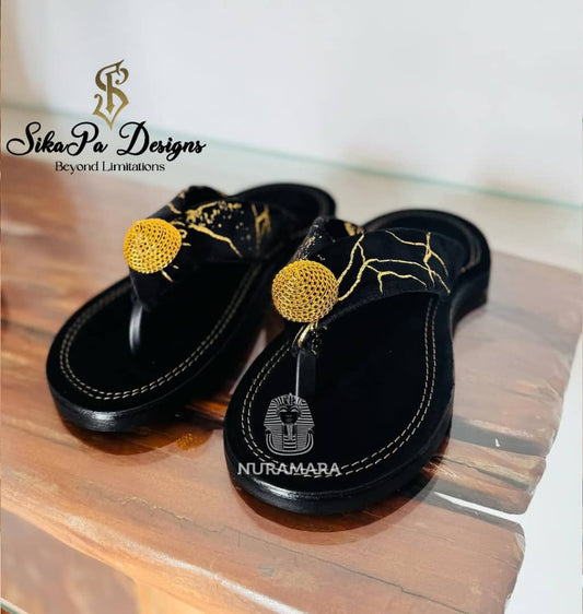 African handmade Sandals-Empire Ahenema – Sandals of Prestige