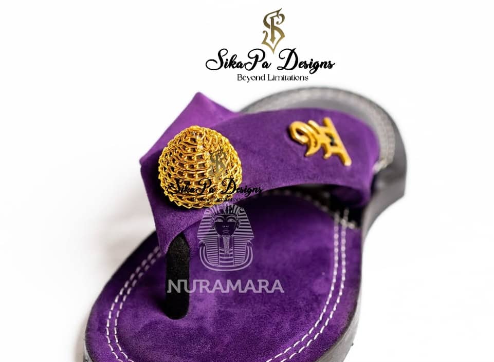 African royal sandals - Ancestral African slippers