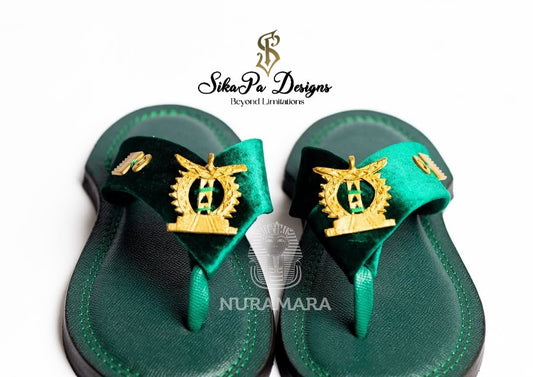 Royal Traditional Sandals - Royal couple sandals