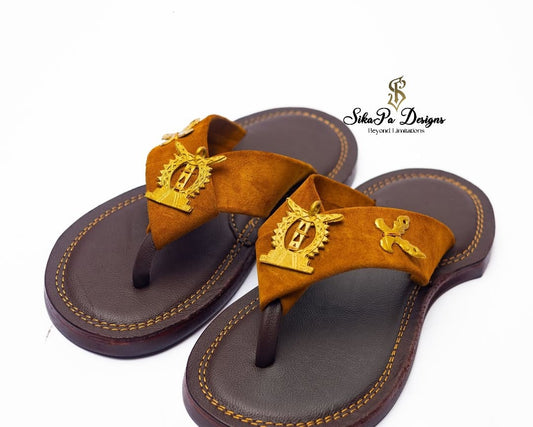 African Royal Sandals For Elegance - Classic Kente sandals