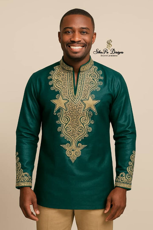 Men’s African Traditional Kaftan – Premium