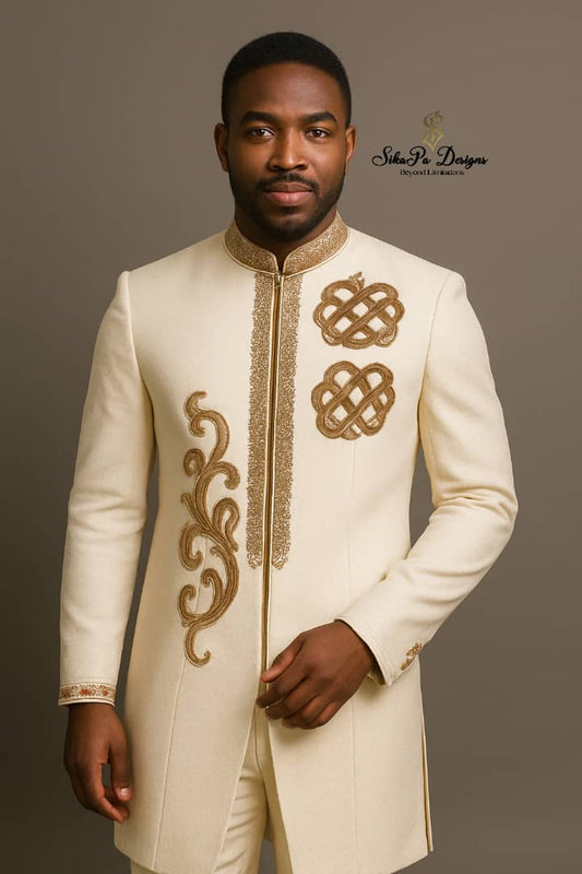 Luxury African Men’s Wear – Suit & Two-Piece Suit