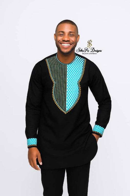 Luxury African Kaftan for Men – Made to Order Outfit