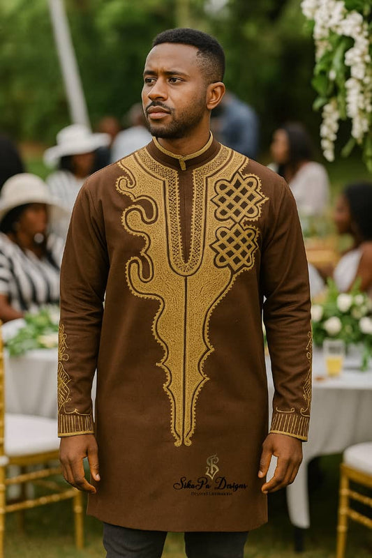 Custom African Clothing for Men – Kaftan & Two-Piece Sets