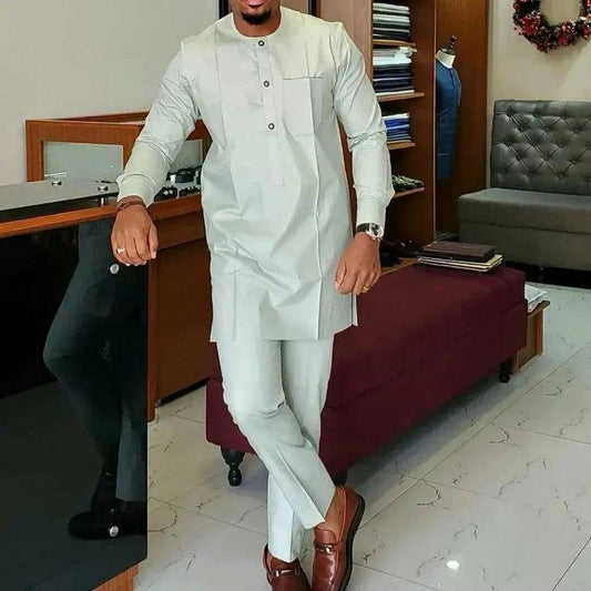 Authentic African Men’s Kaftan – Luxury Fashion