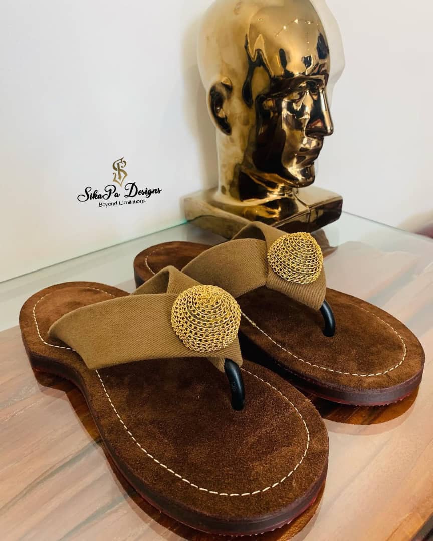 Royal Ahenema Slippers – African Tradition Meets Comfort