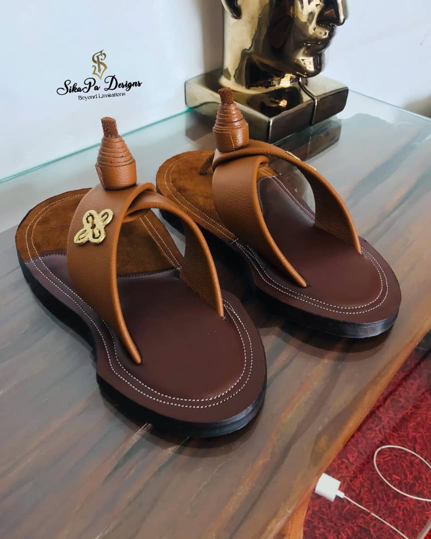 Cultural Ahenema Sandals – Handmade African Heritage Design