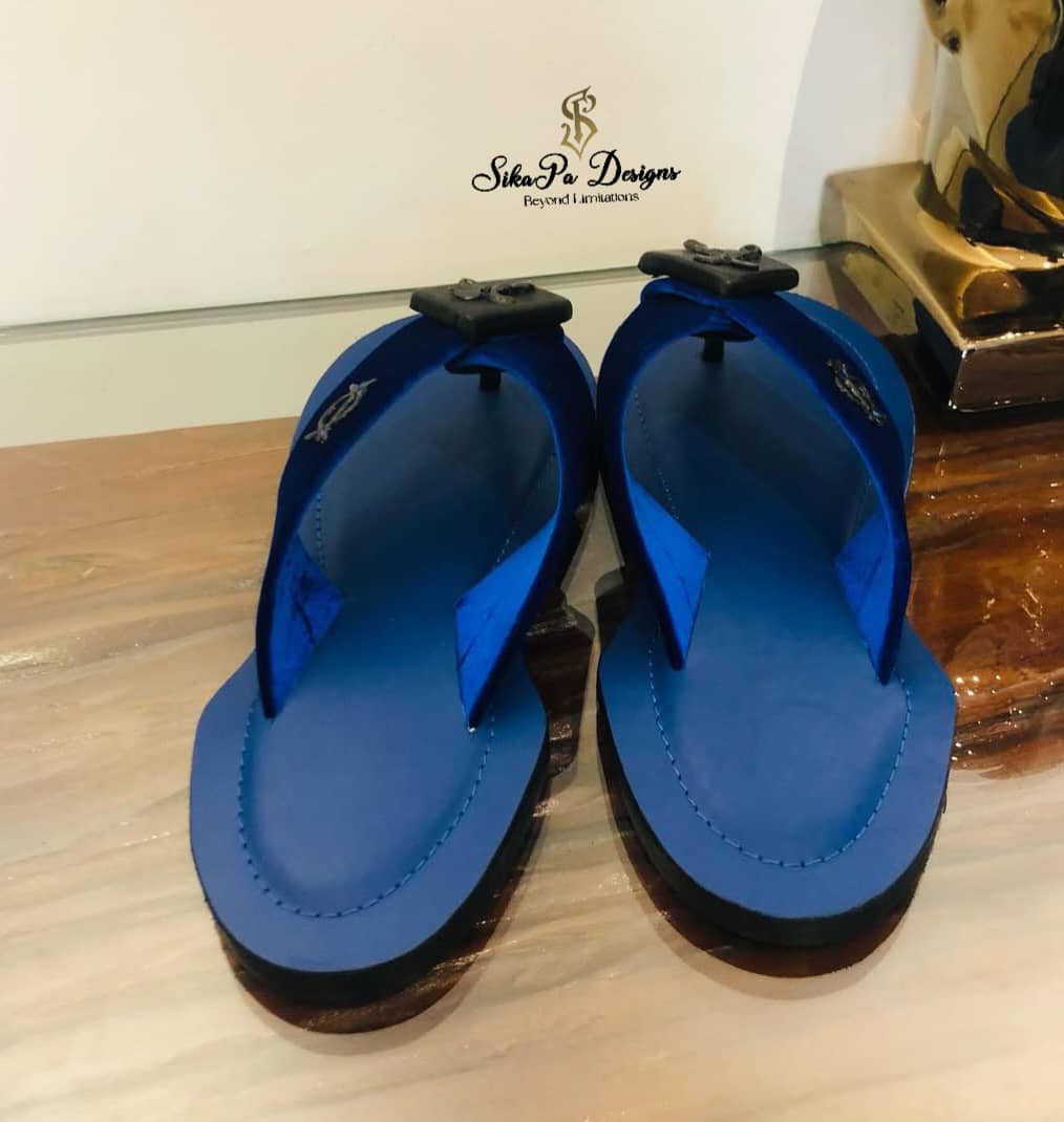 Authentic Ahenema Royal Slippers – Traditional Ghana Sandals