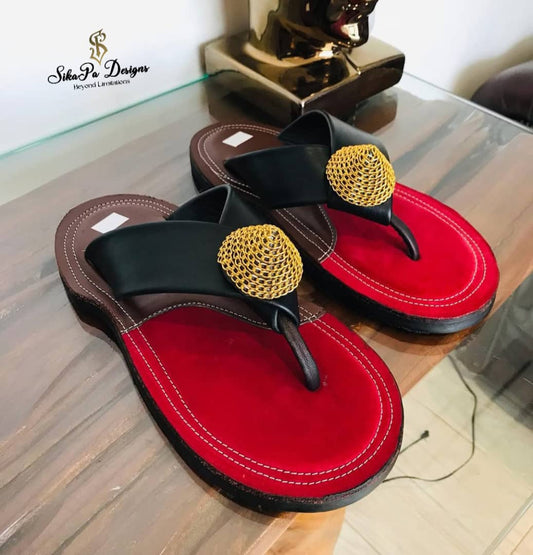 Handcrafted Ahenema Sandals – African Festival & Event Wear
