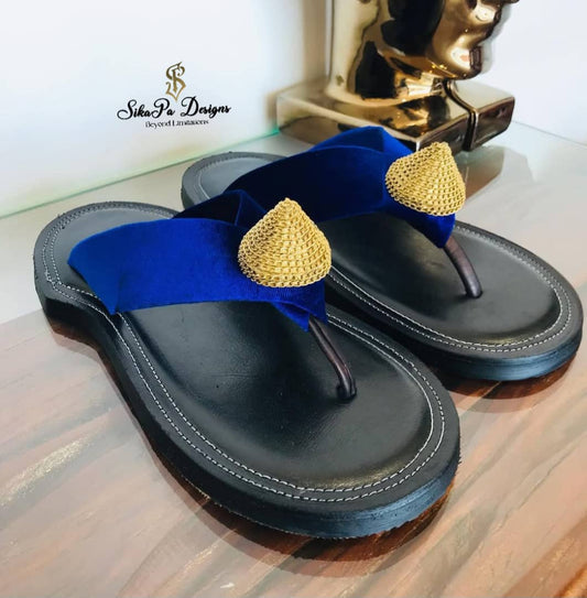 Classic Ghanaian Ahenema Slippers – Comfortable & Stylish
