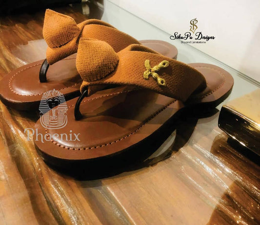 Handmade Unisex Ahenema Sandals – Authentic Ghanaian Craft