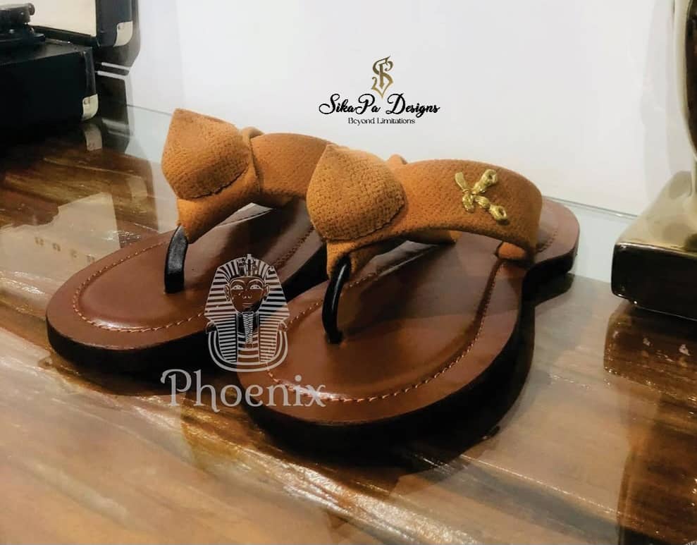 Handmade Unisex Ahenema Sandals – Authentic Ghanaian Craft